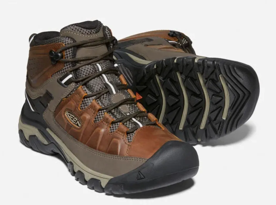 Keen Mens Targhee III Waterproof Mid- Chestnut/Mulch