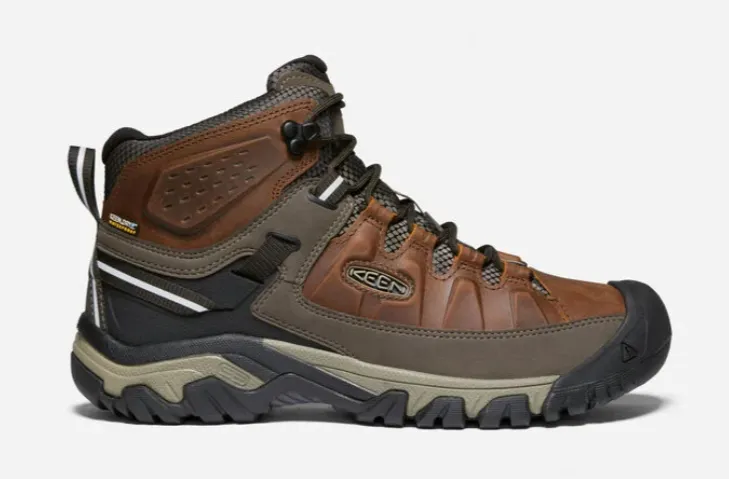 Keen Mens Targhee III Waterproof Mid- Chestnut/Mulch