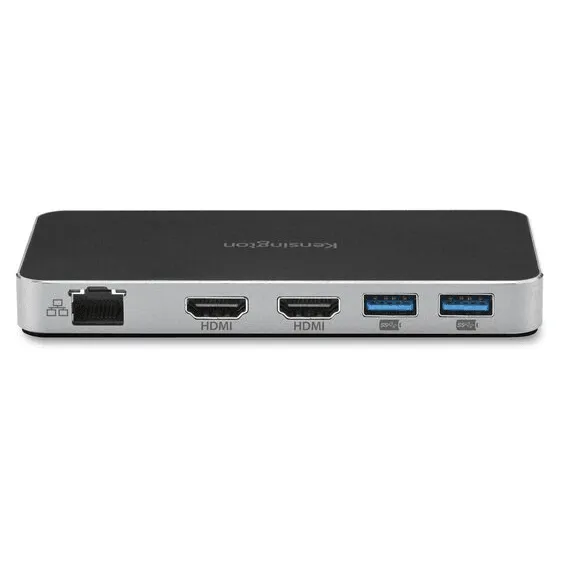 Kensington UH1460P USB-C 5Gbps Dual 4K Driverless Mobile Dock with 85W Pass-Through Power