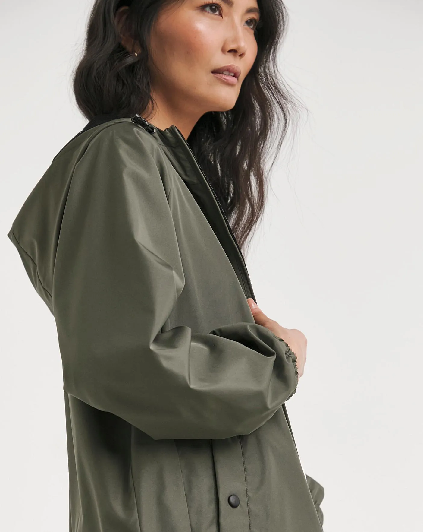 Khaki Lightweight Raincoat