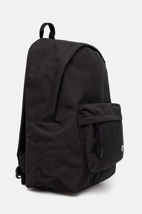 Lacoste backpack black color smooth NU4592NE