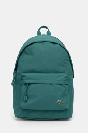 Lacoste backpack green color smooth NU4592NE