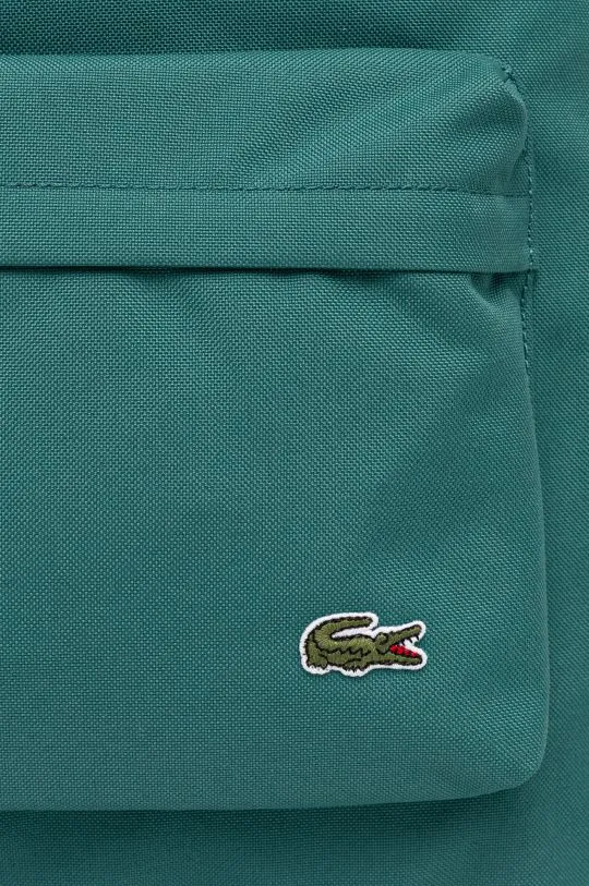 Lacoste backpack green color smooth NU4592NE