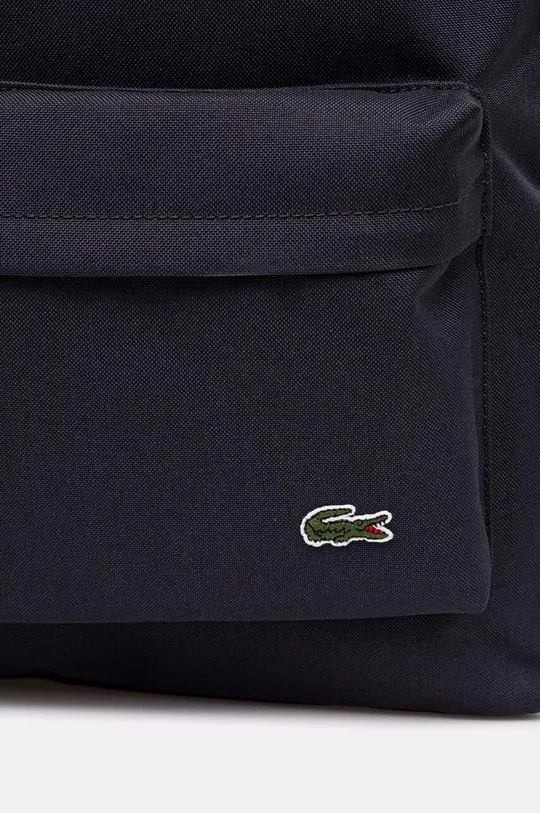 Lacoste backpack navy blue color smooth NU4592NE