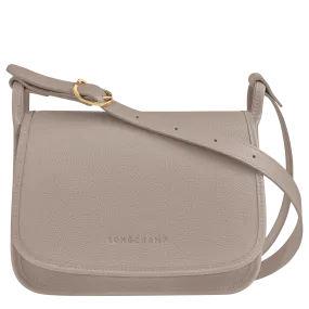 Le Foulonné M Crossbody bag Turtledove - Leather