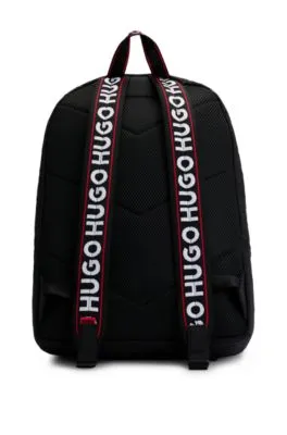 Logo-print backpack with branded handles