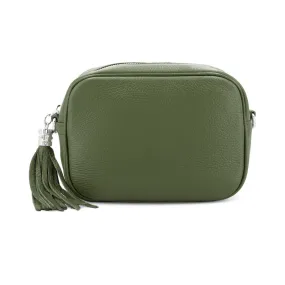 LOTTIE LEATHER CROSSBODY OLIVE