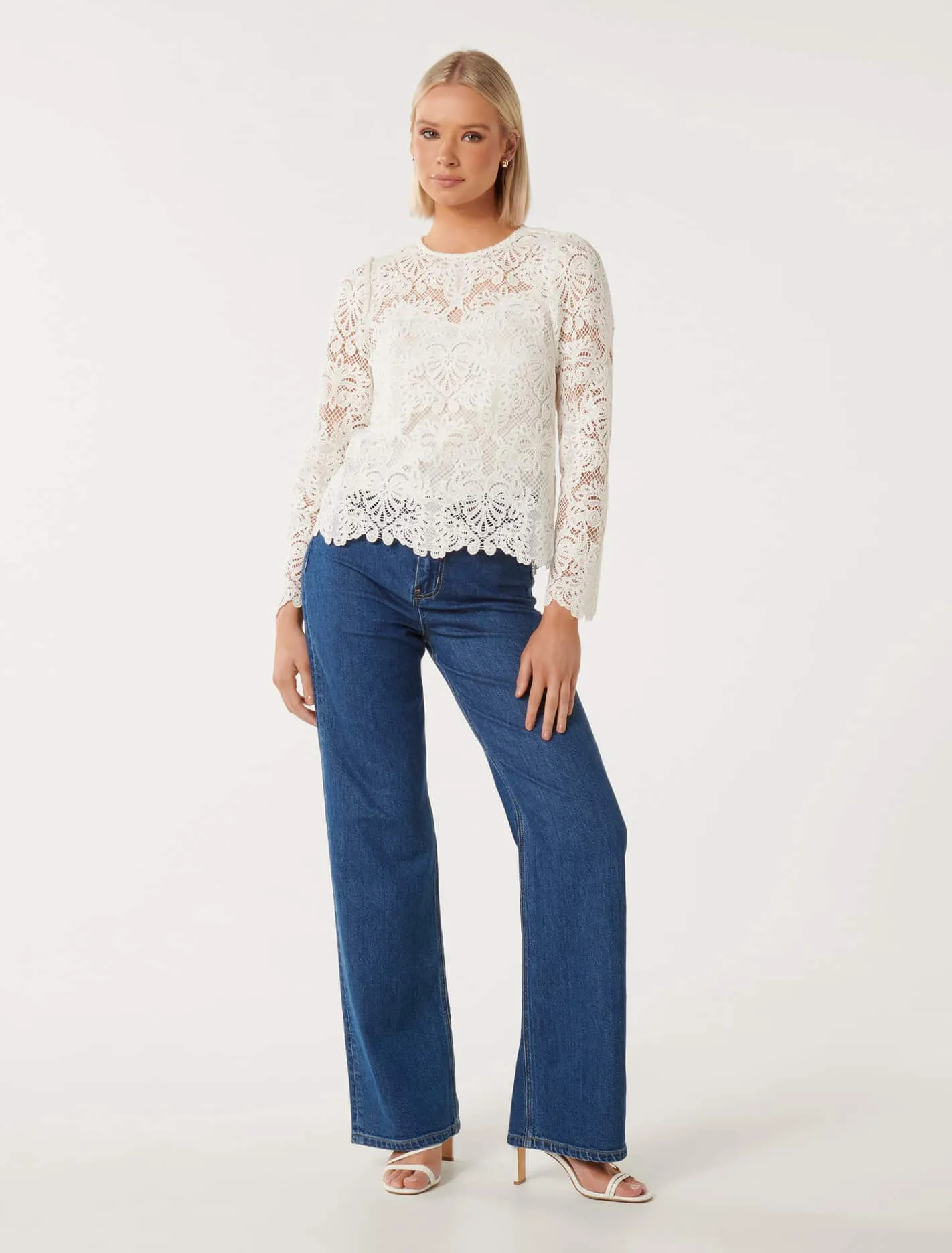 Lucille Lace Shell Top