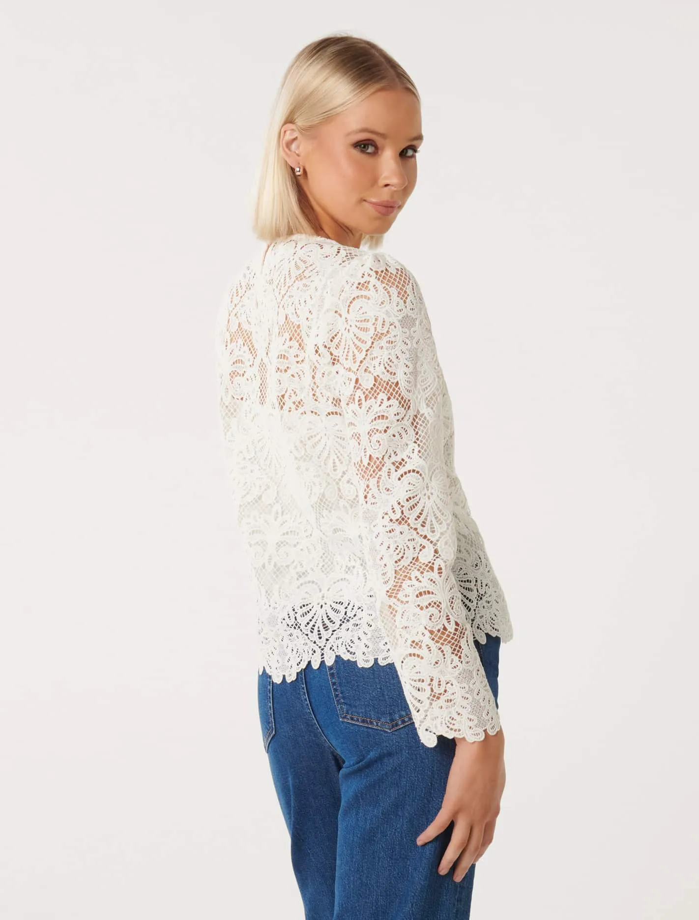 Lucille Lace Shell Top