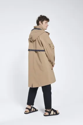 Marila Recycled Materials Raincoat - Sand