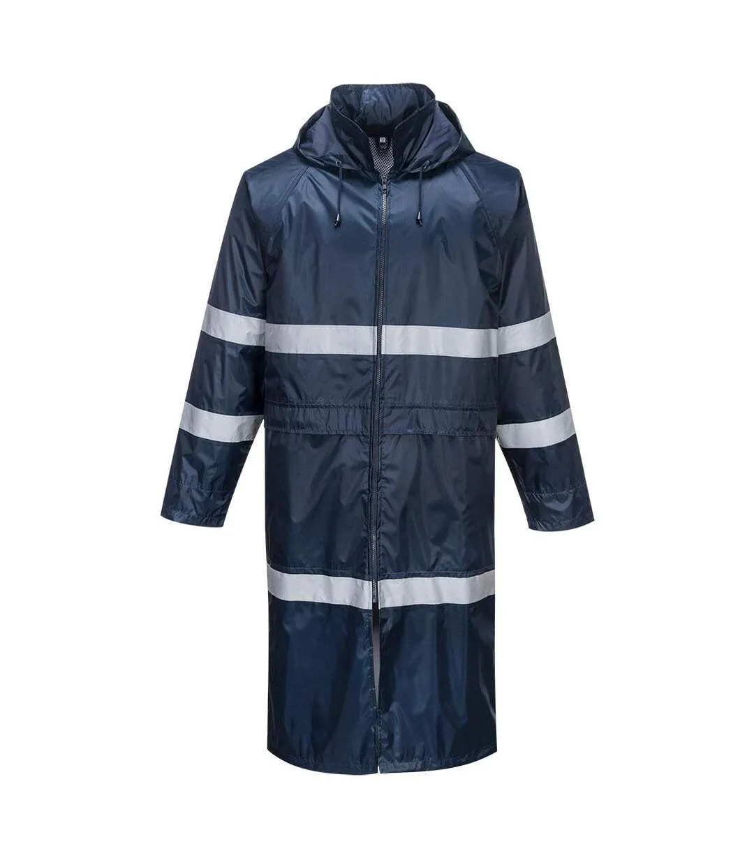 Mens classic iona raincoat navy Portwest