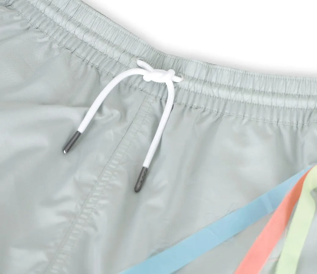 Men's Grey Cargo Swim Trunk Shorts