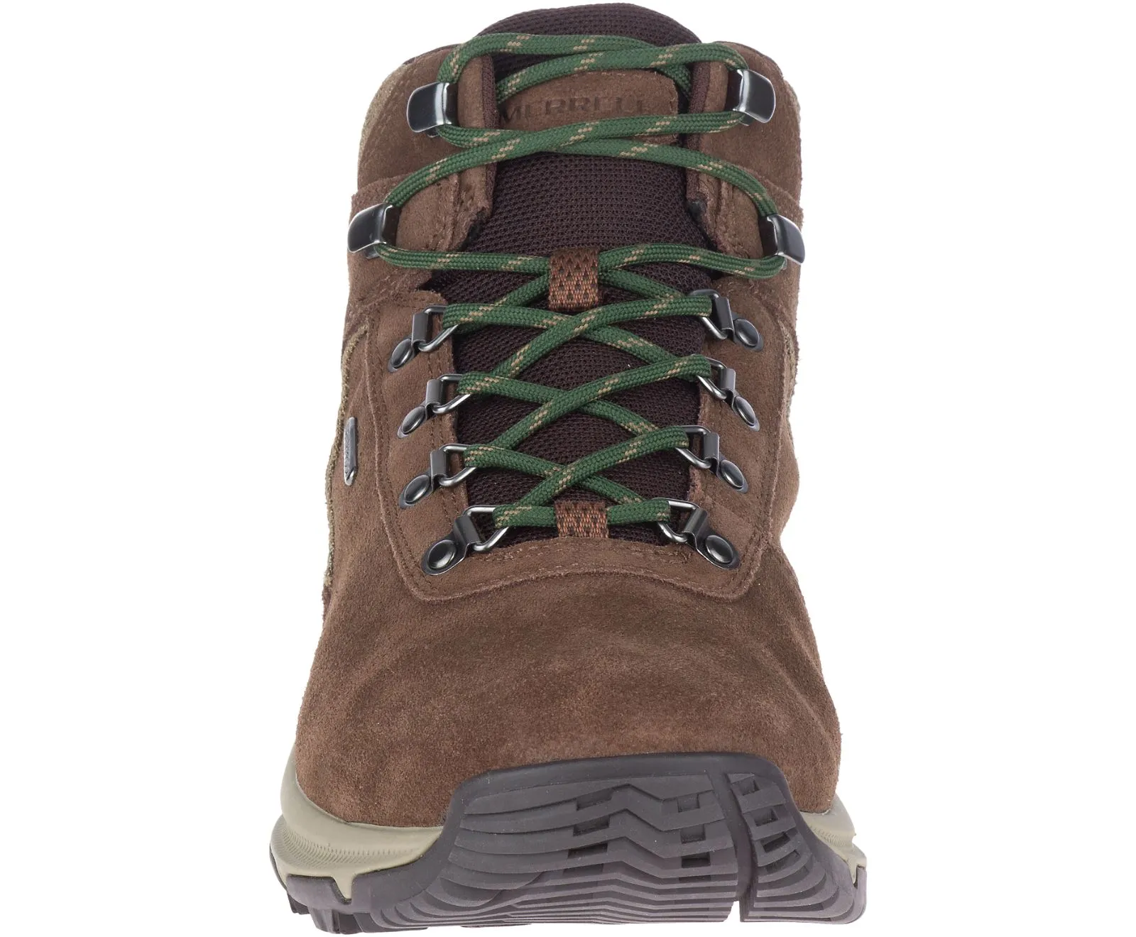 Merrell Mens Erie Mid Waterproof Leather Hiking Boot- Earth Suede