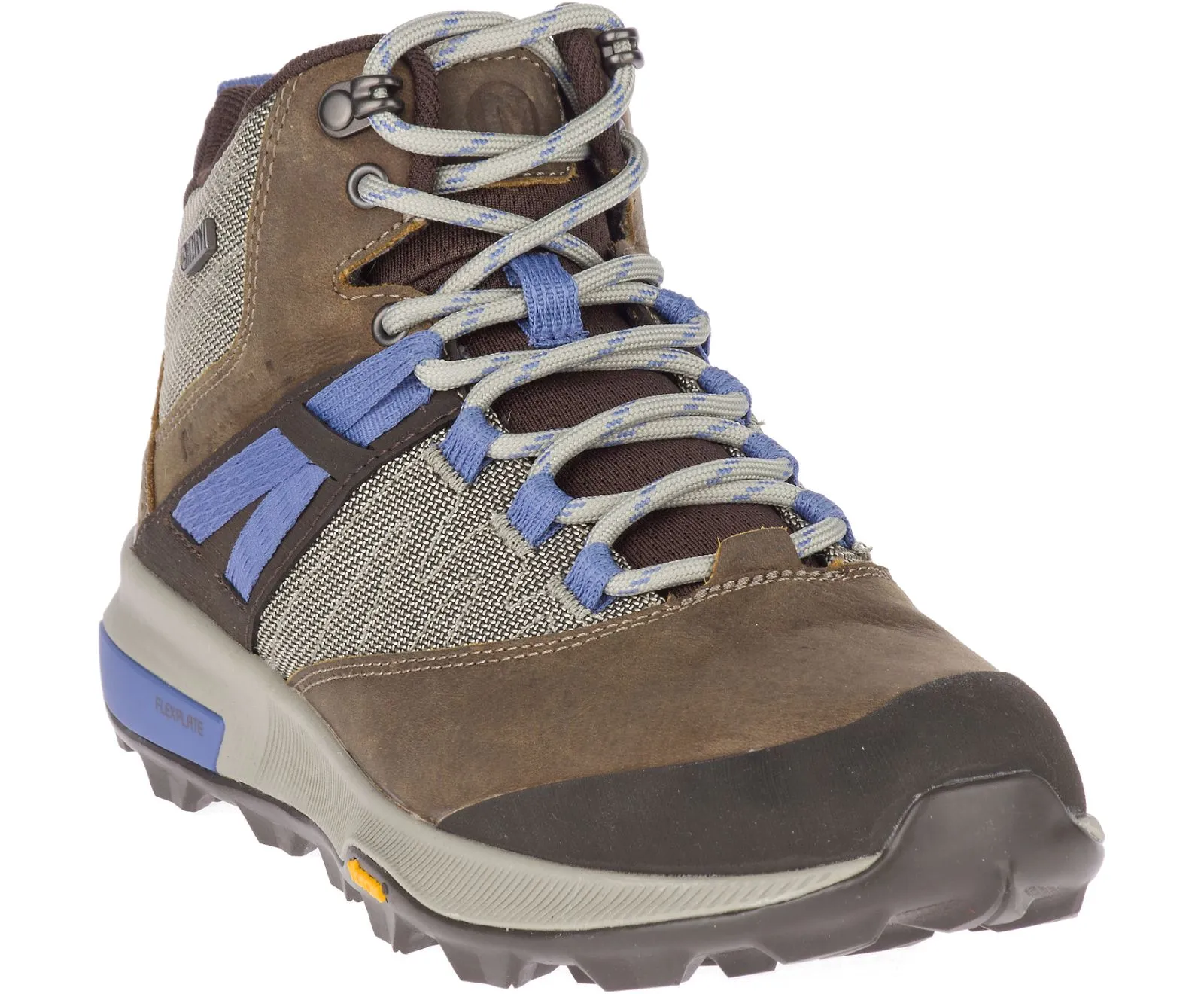 MERRELL WOMEN’S ZION MID WATERPROOF HIKING BOOT- Cloudy