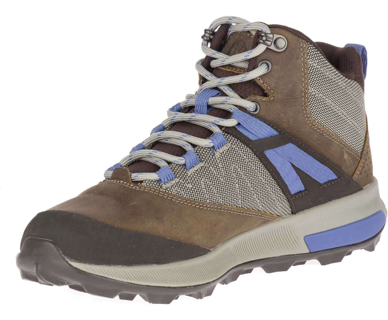 MERRELL WOMEN’S ZION MID WATERPROOF HIKING BOOT- Cloudy