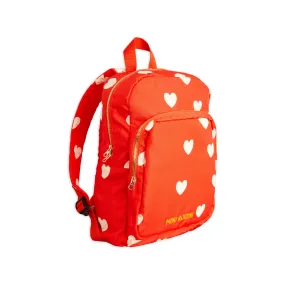 MINI RODINI Hearts Backpack - Red