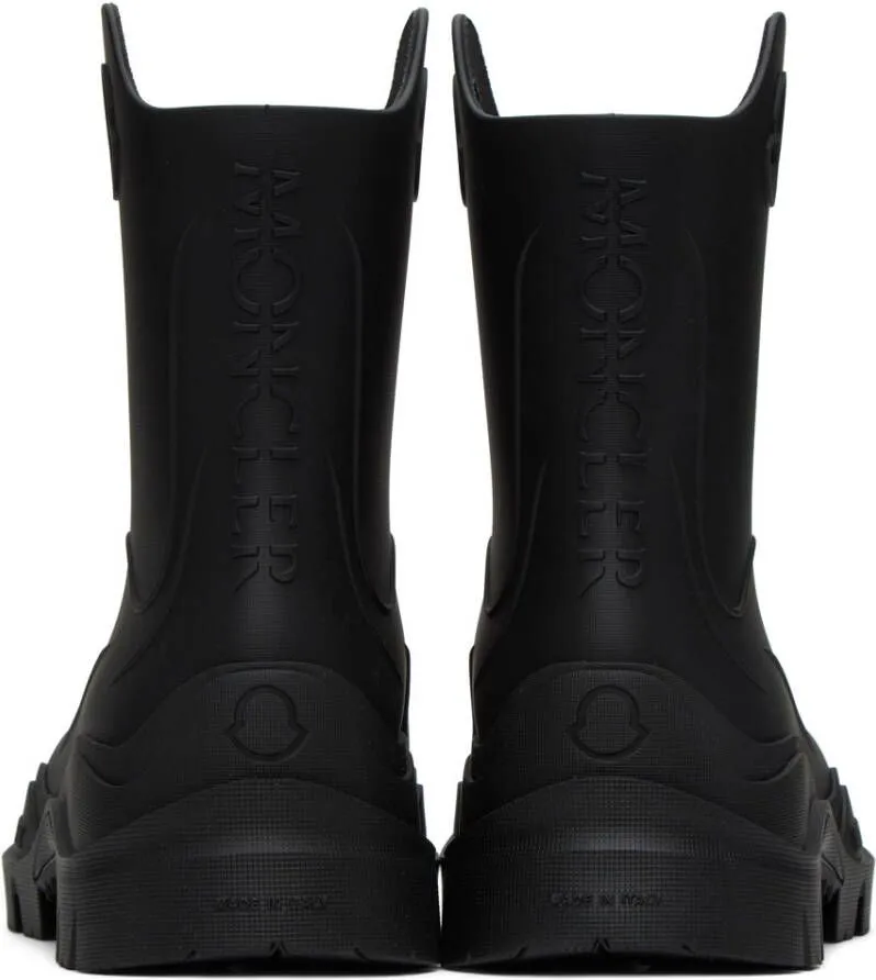 Moncler Black Misty Rain Boots