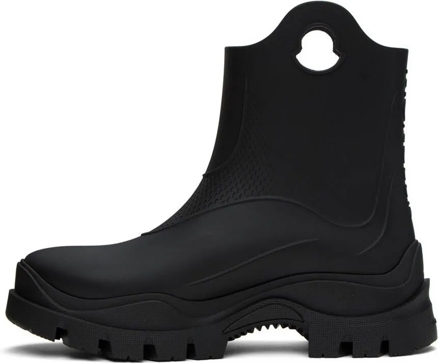 Moncler Black Misty Rain Boots