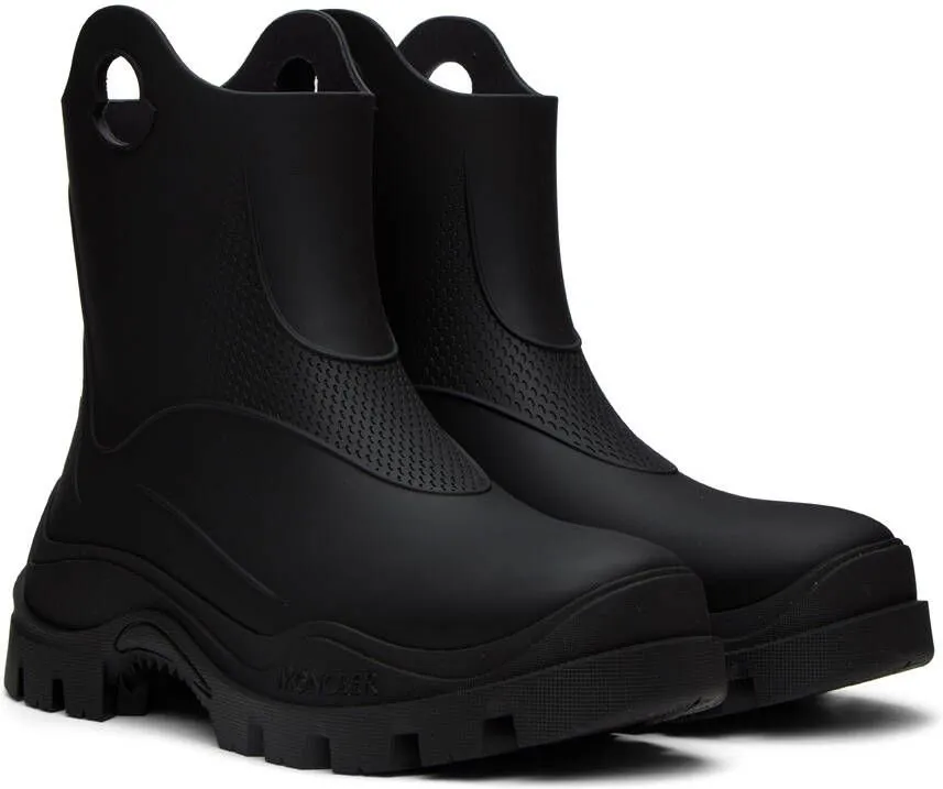 Moncler Black Misty Rain Boots