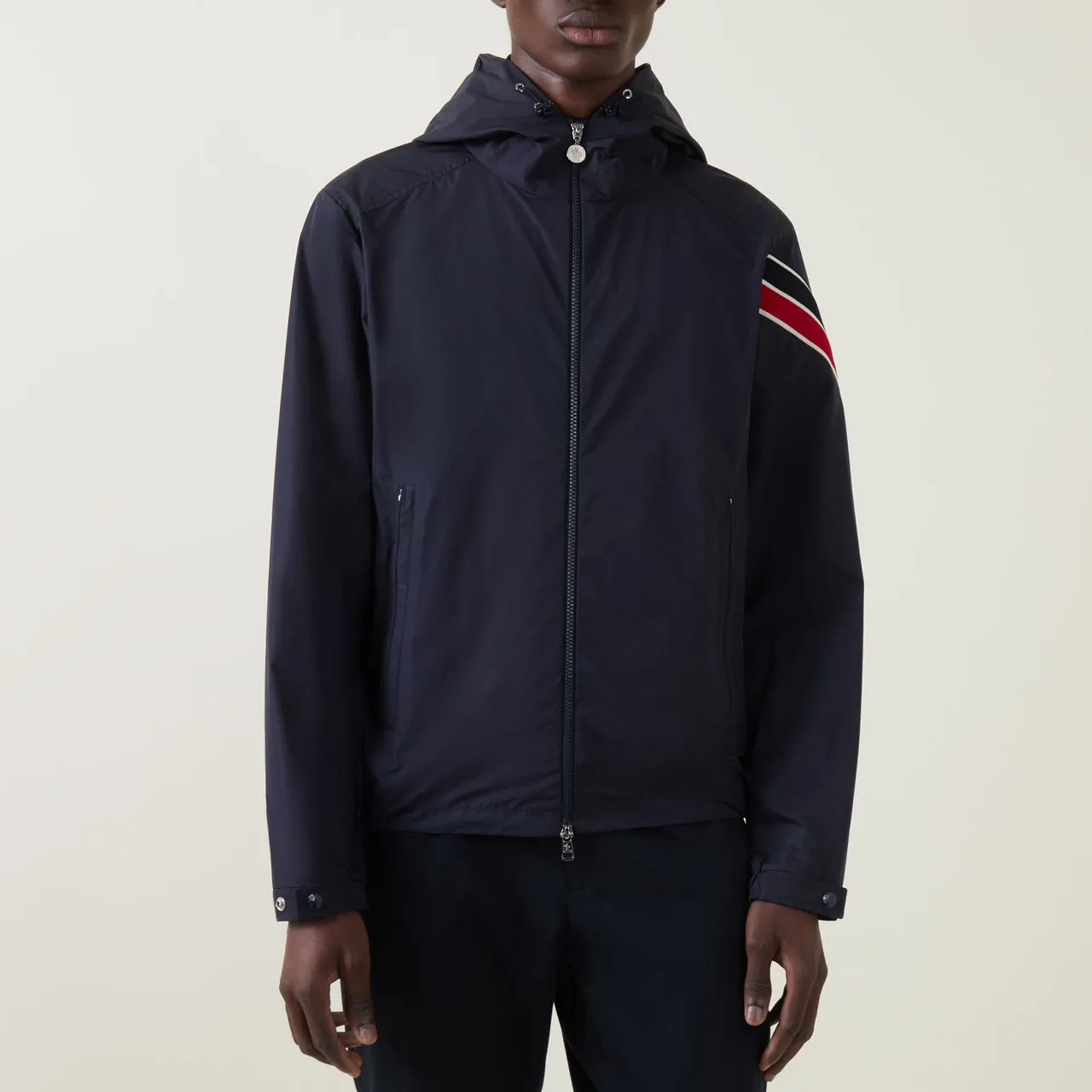 MONCLER Claut Lightweight Windbreaker Jacket - Navy