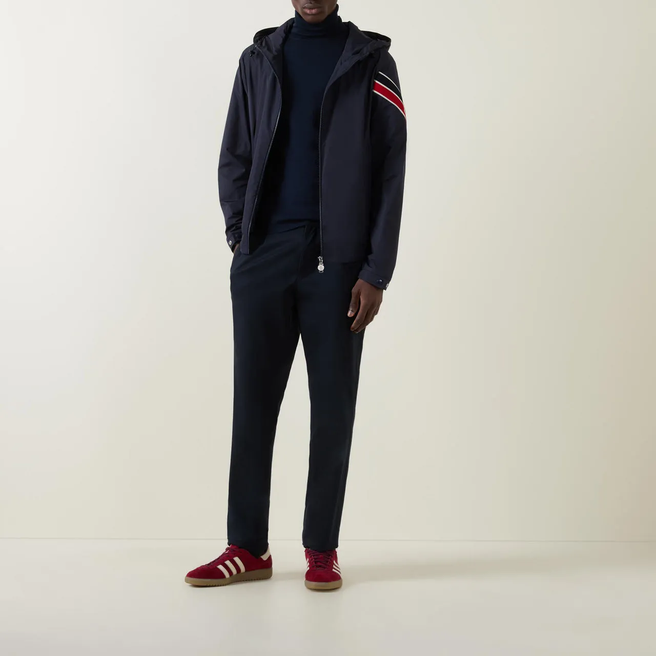 MONCLER Claut Lightweight Windbreaker Jacket - Navy