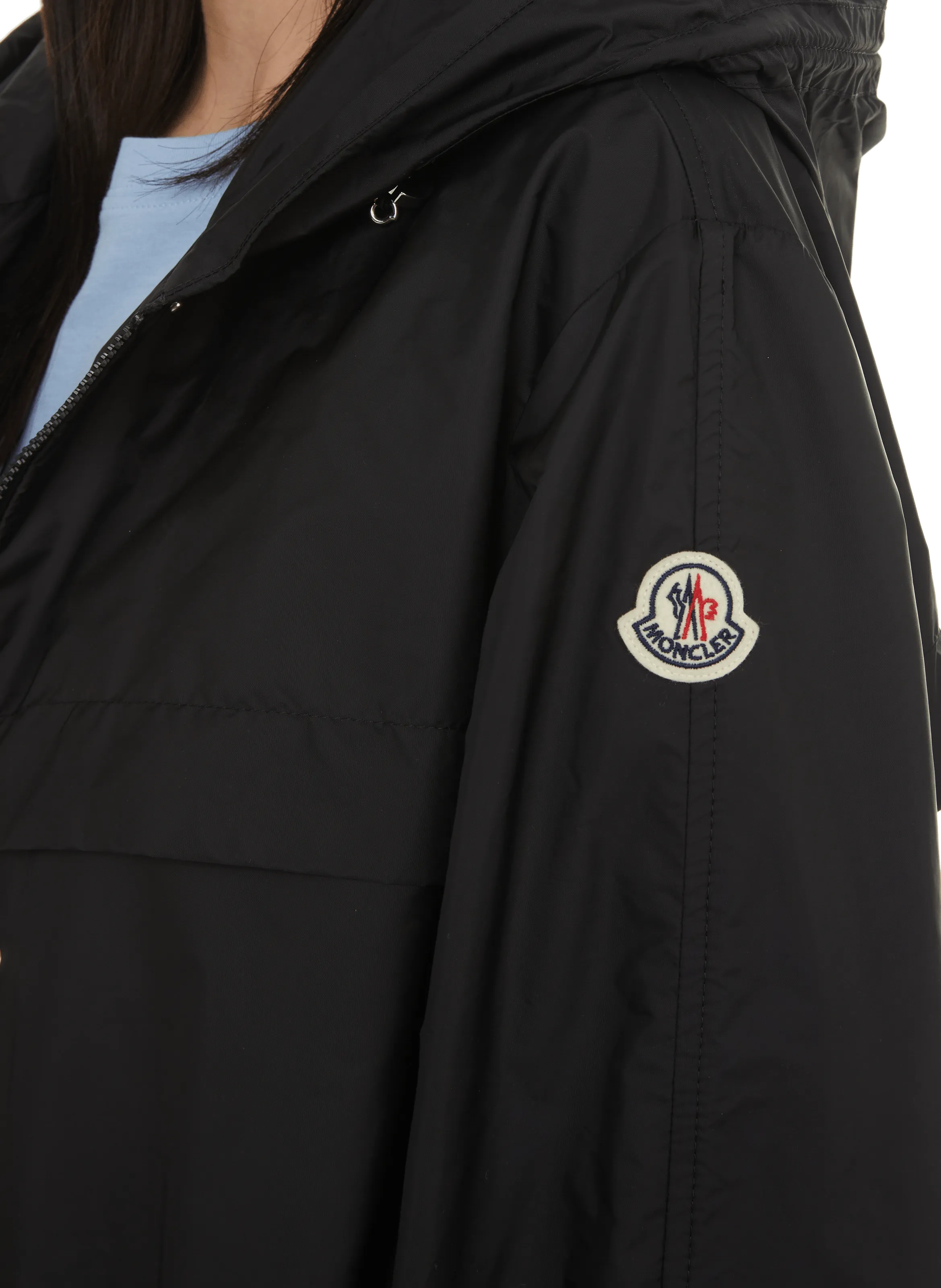 MONCLER  Hiengu raincoat - Black