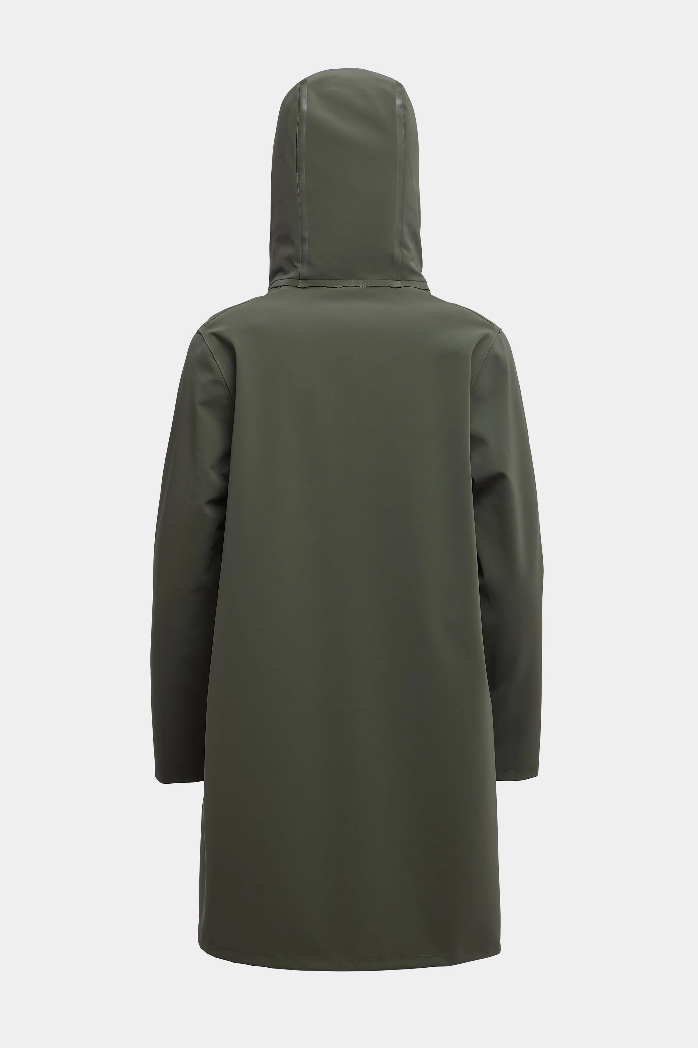 MOSEBACKE RAIN JACKET MATTE DARK GREEN