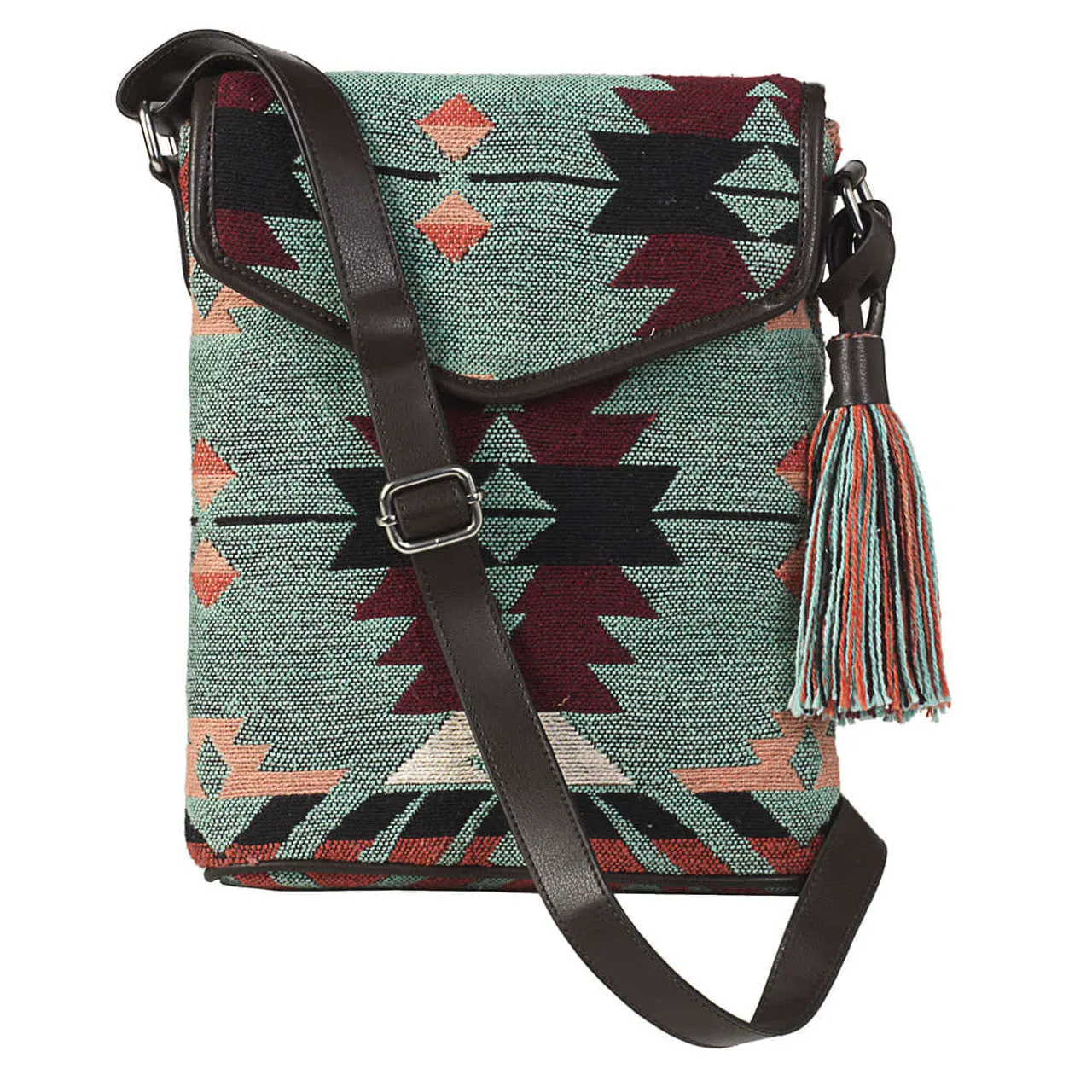 Nocona Women's Aztec Weave Sandra Style Messanger Bag