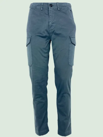 PANTALONI UOMO CARGO GRIGIO