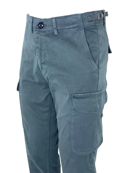 PANTALONI UOMO CARGO GRIGIO