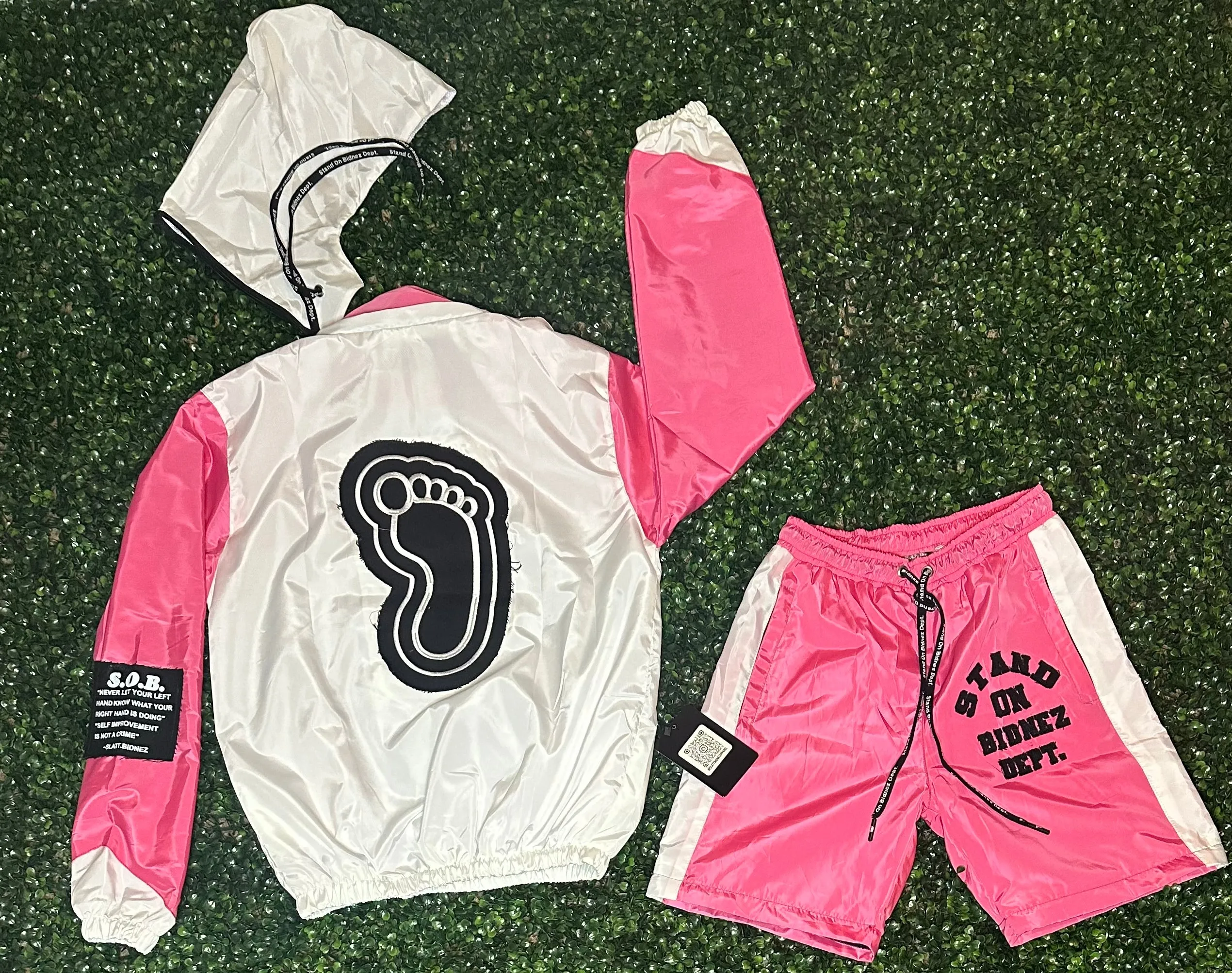 PINK 2 n 1 WINDBREAKER SET