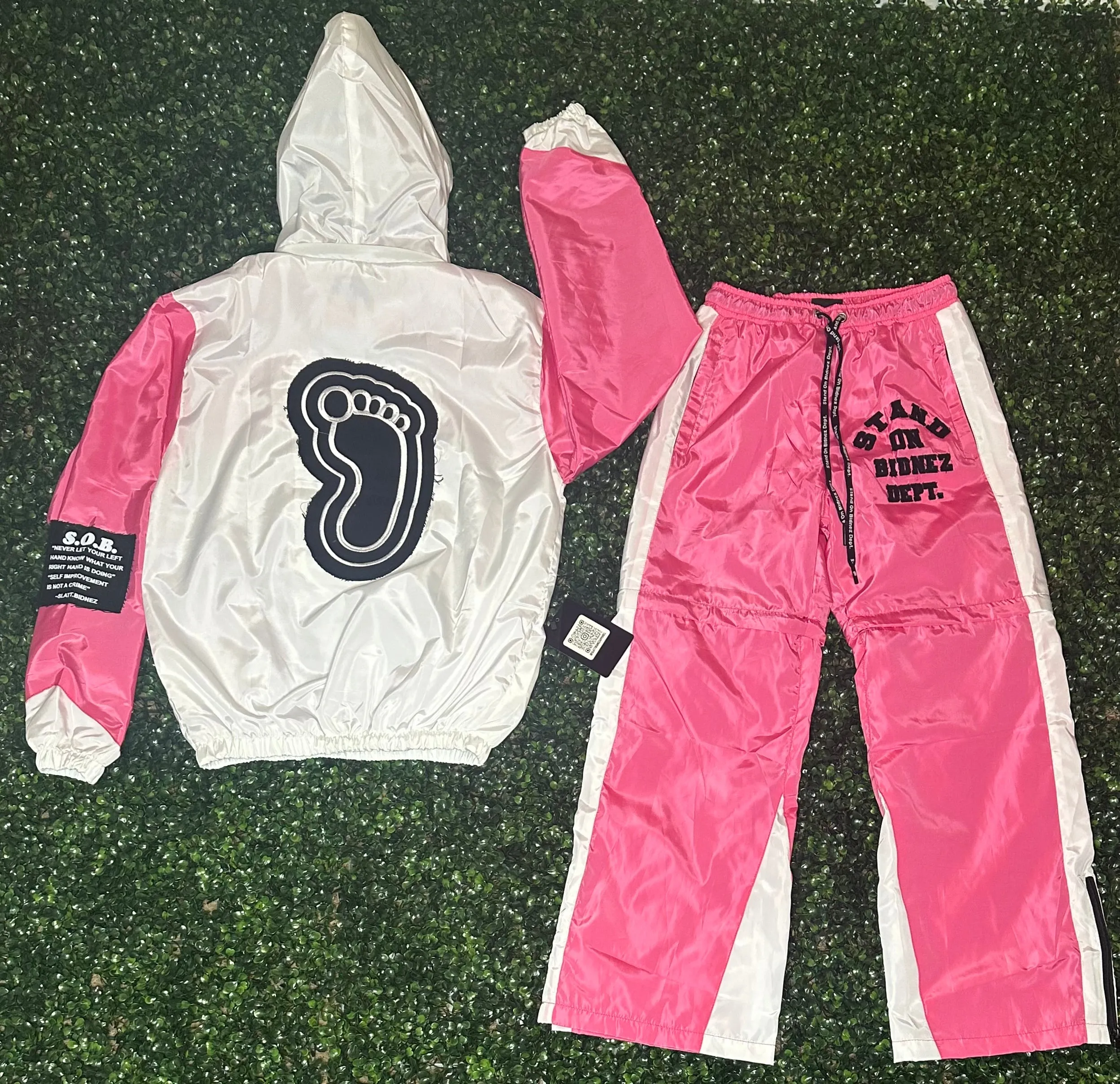 PINK 2 n 1 WINDBREAKER SET