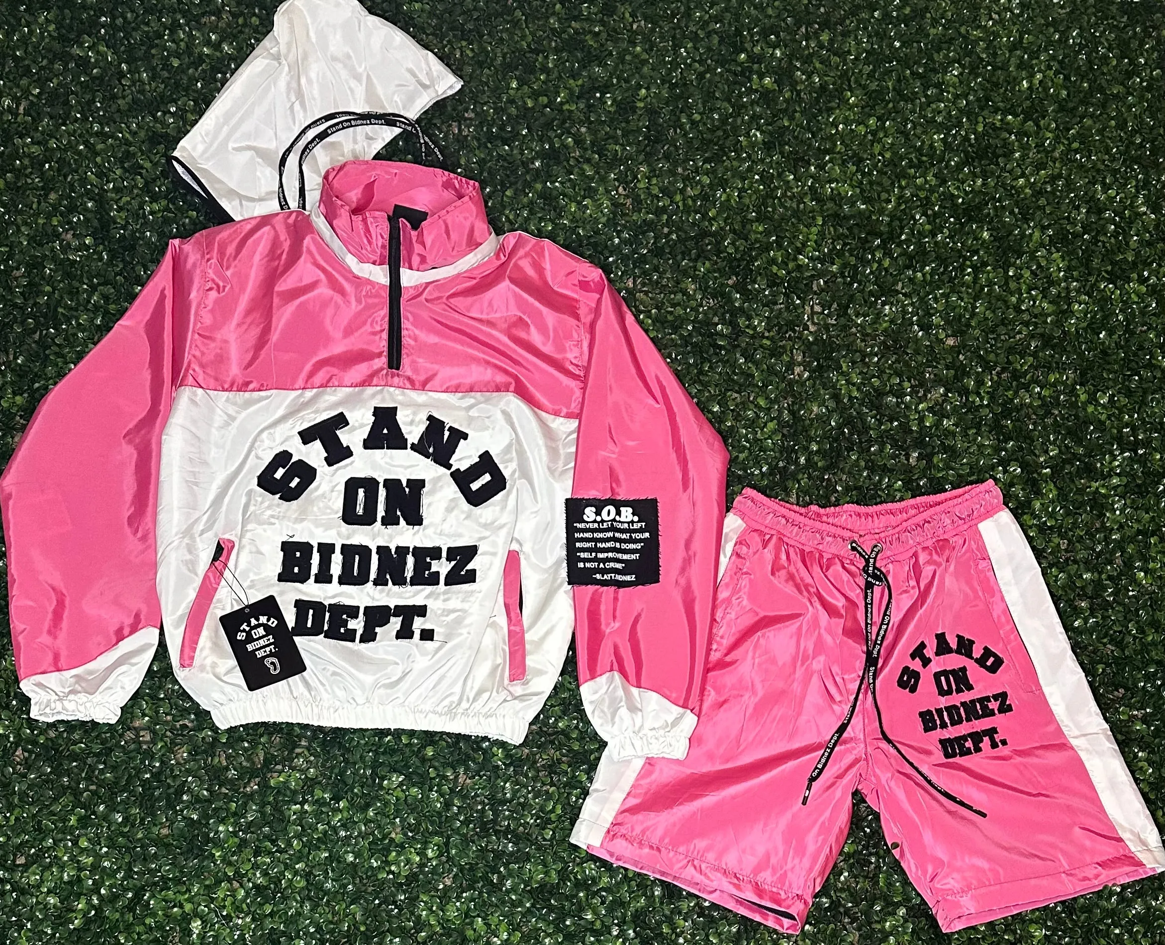 PINK 2 n 1 WINDBREAKER SET