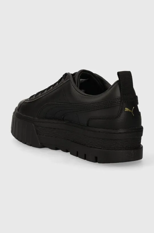 Puma leather sneakers Mayze Classic Wns black color