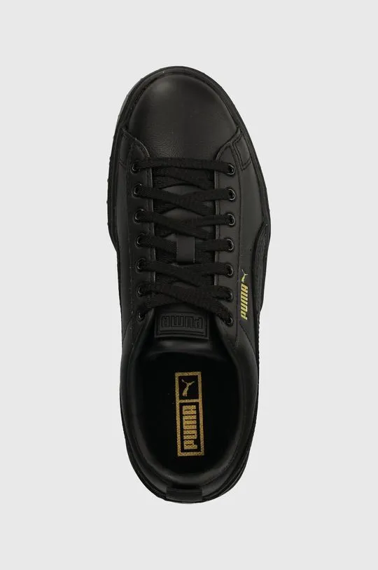 Puma leather sneakers Mayze Classic Wns black color