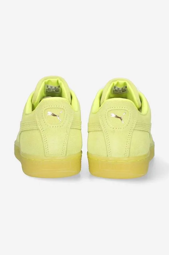 Puma suede sneakers Classic XXI yellow color