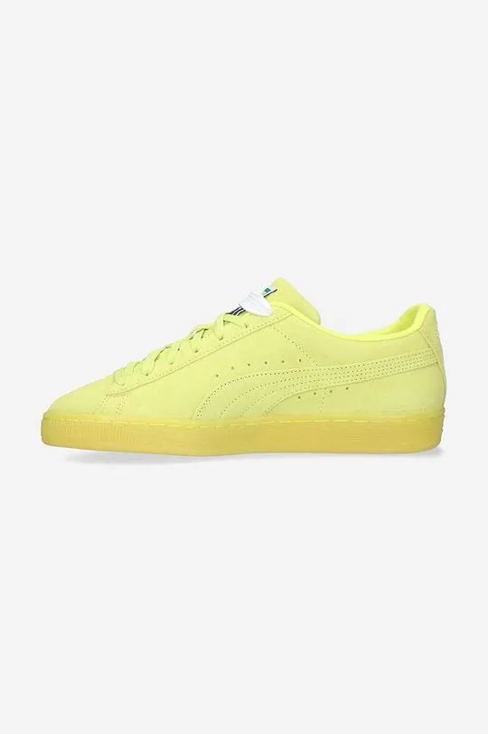 Puma suede sneakers Classic XXI yellow color