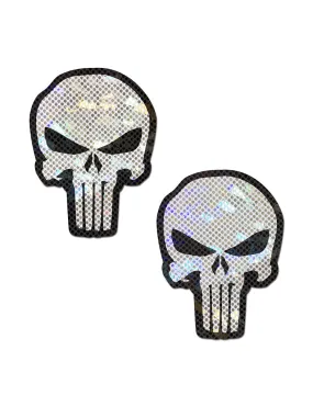 PUNISHER SKULL NIPPLE PASTIES