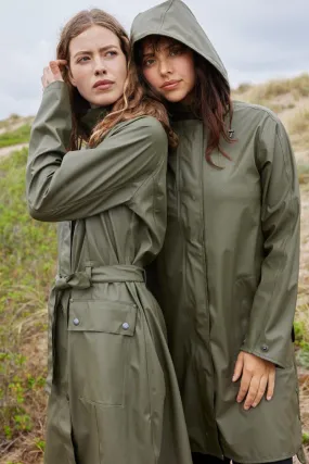 Raincoat Rain70 | Army | Frakke fra Ilse Jacobsen