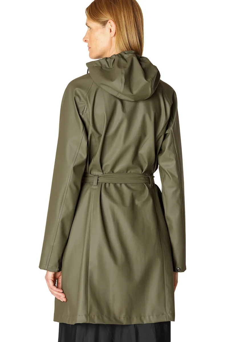 Raincoat Rain70 | Army | Frakke fra Ilse Jacobsen