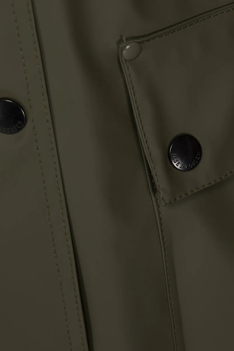 Raincoat Rain70 | Army | Frakke fra Ilse Jacobsen