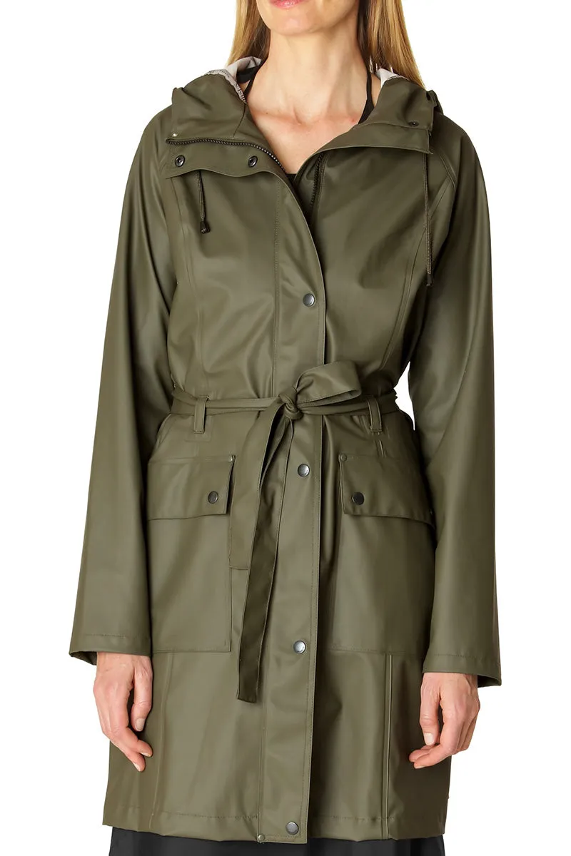 Raincoat Rain70 | Army | Frakke fra Ilse Jacobsen