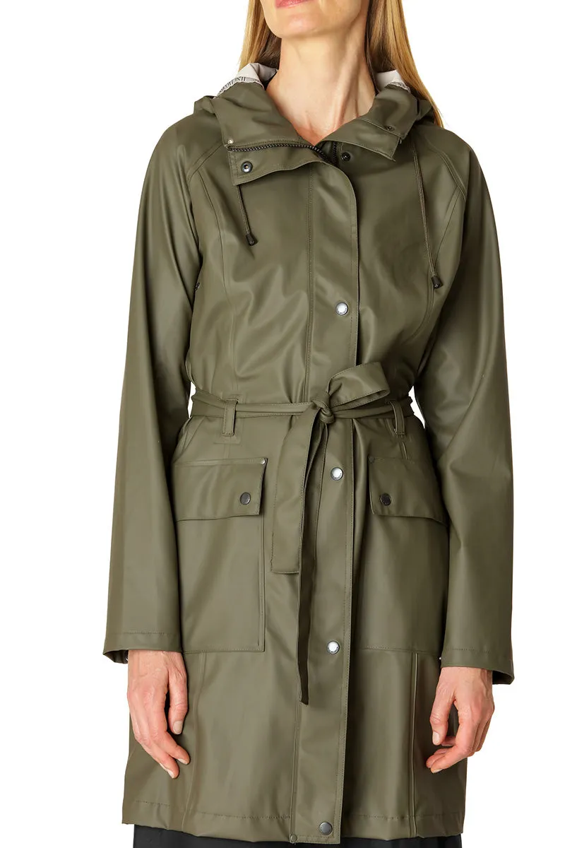 Raincoat Rain70 | Army | Frakke fra Ilse Jacobsen