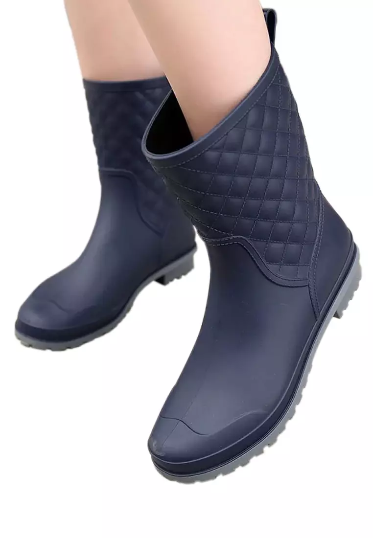 Rhombic Mid Rain Boots VR913