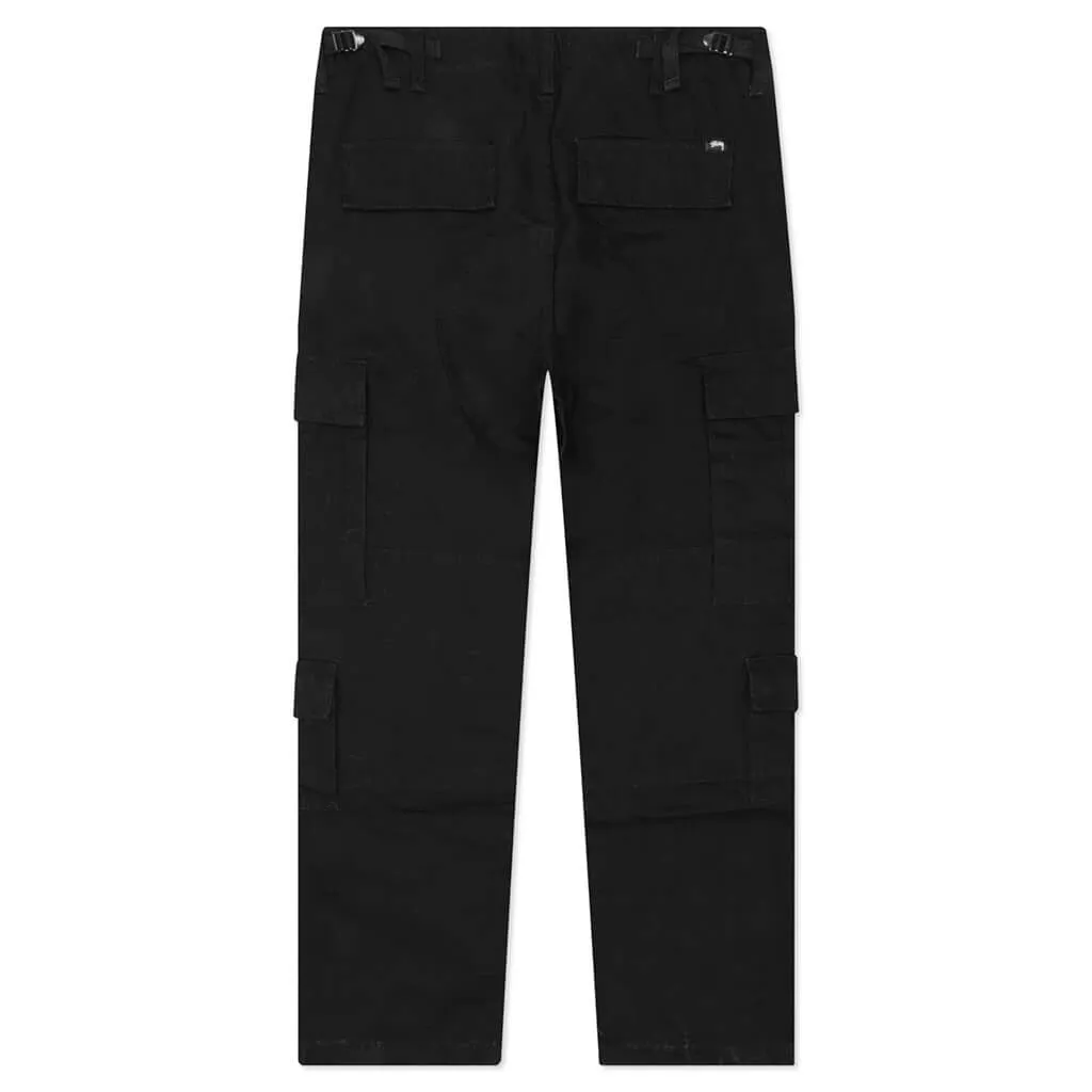 Ripstop Surplus Cargo - Black