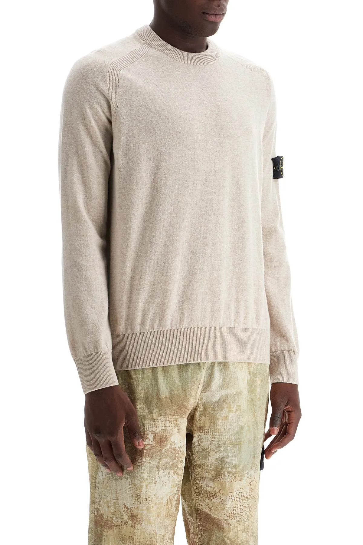 rws wool raglan pullover 8115545B4 STUCCO MELANGE