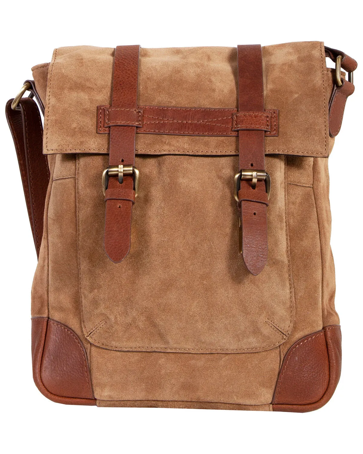 Scully Suede Messenger Bag