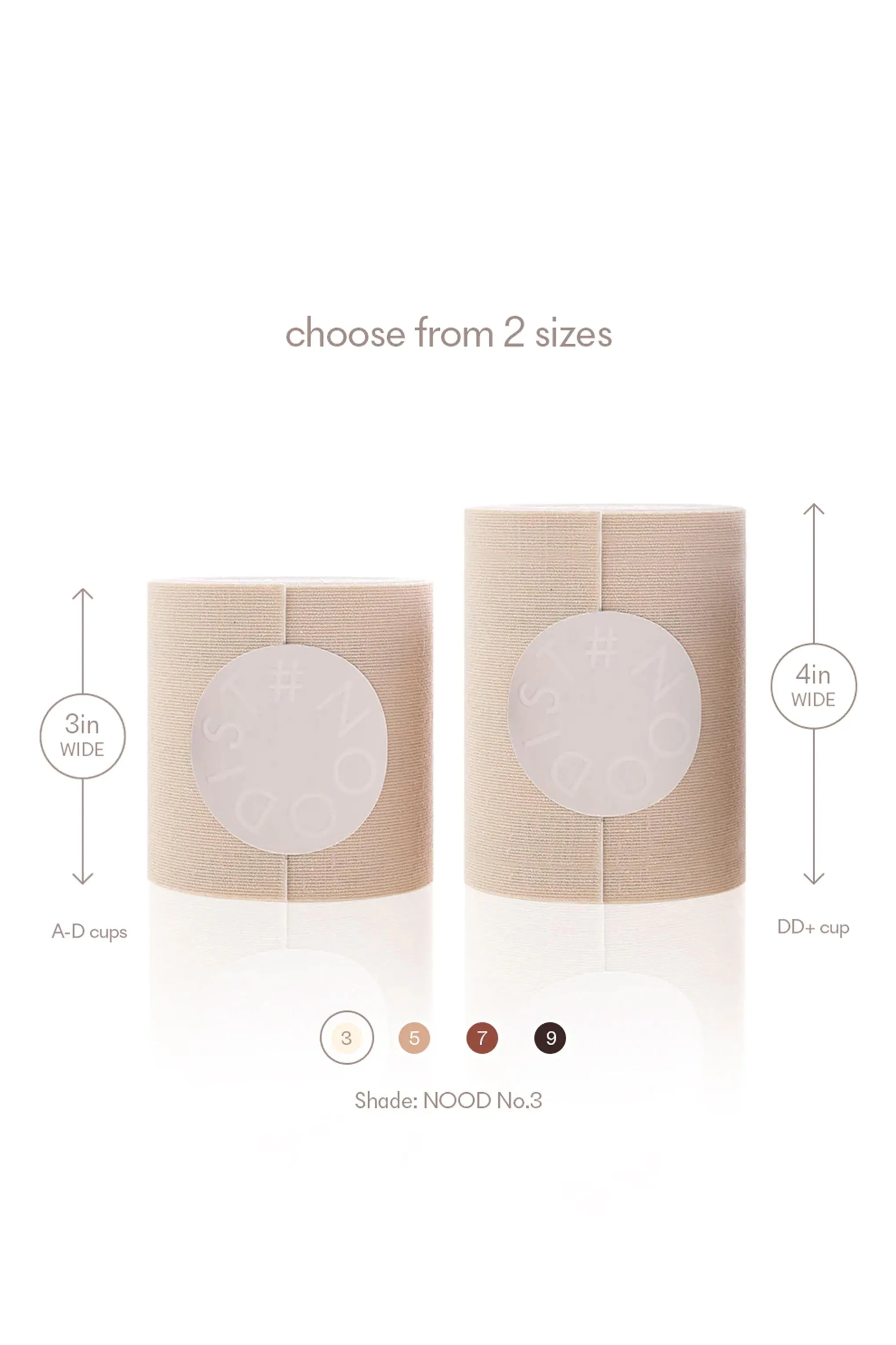 Shape Tape | NOOD Breast Tape No 3 3 Inch