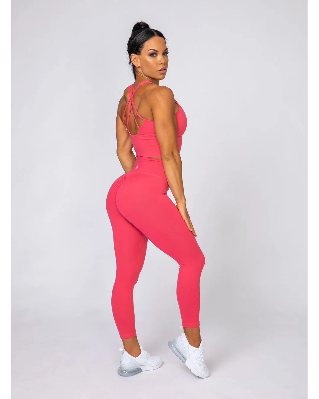 Signature Scrunch 7/8 Leggings - Watermelon