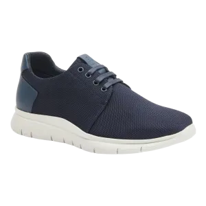 Sneakers da uomo in tessuto blu Cod: 09I1